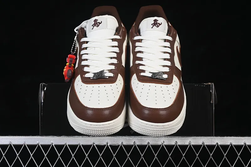 All categories Nk Air Force 1 Air Force series Nk Air Force 1 Low Air Force low-top Nike Air Force 1'07 Low Year of the Horse limited brown rhyme milky white Air Force 1 low-top casual sneakers XY9025-008